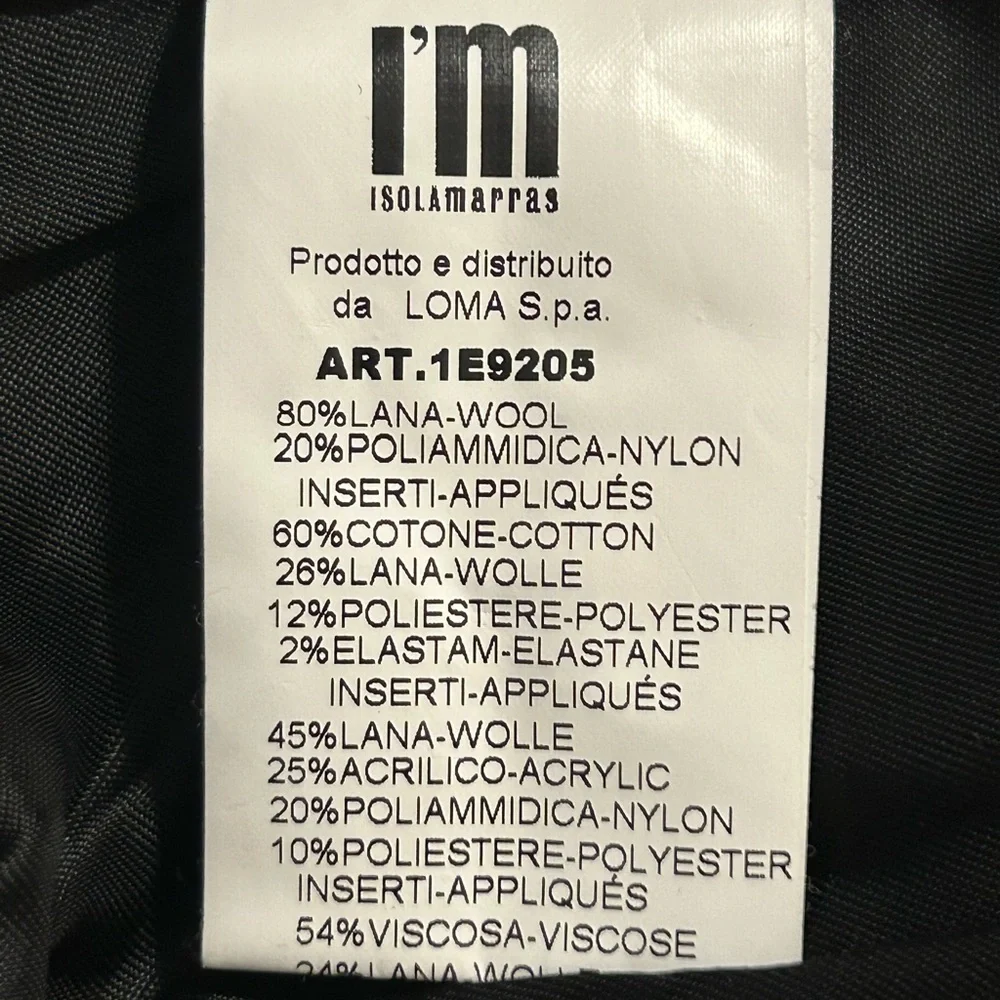 ISOLAMARRAS art to wear contemporary blazer MED